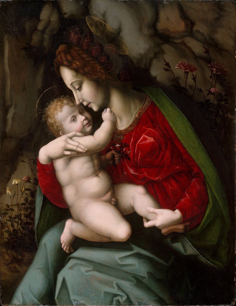 Madonna og barn af Francesco Bacchiacca