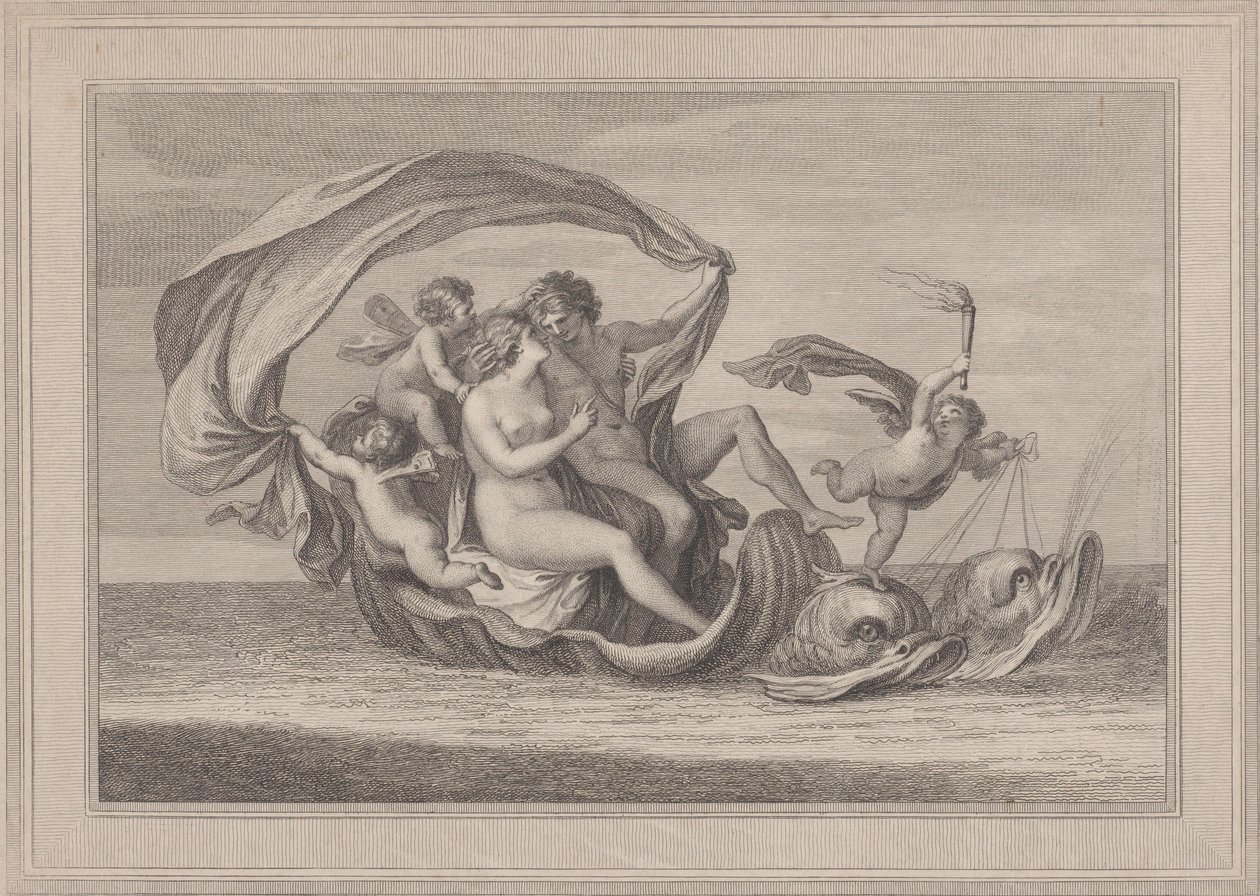 Acis og Galatea, 1787. af Francesco Bartolozzi