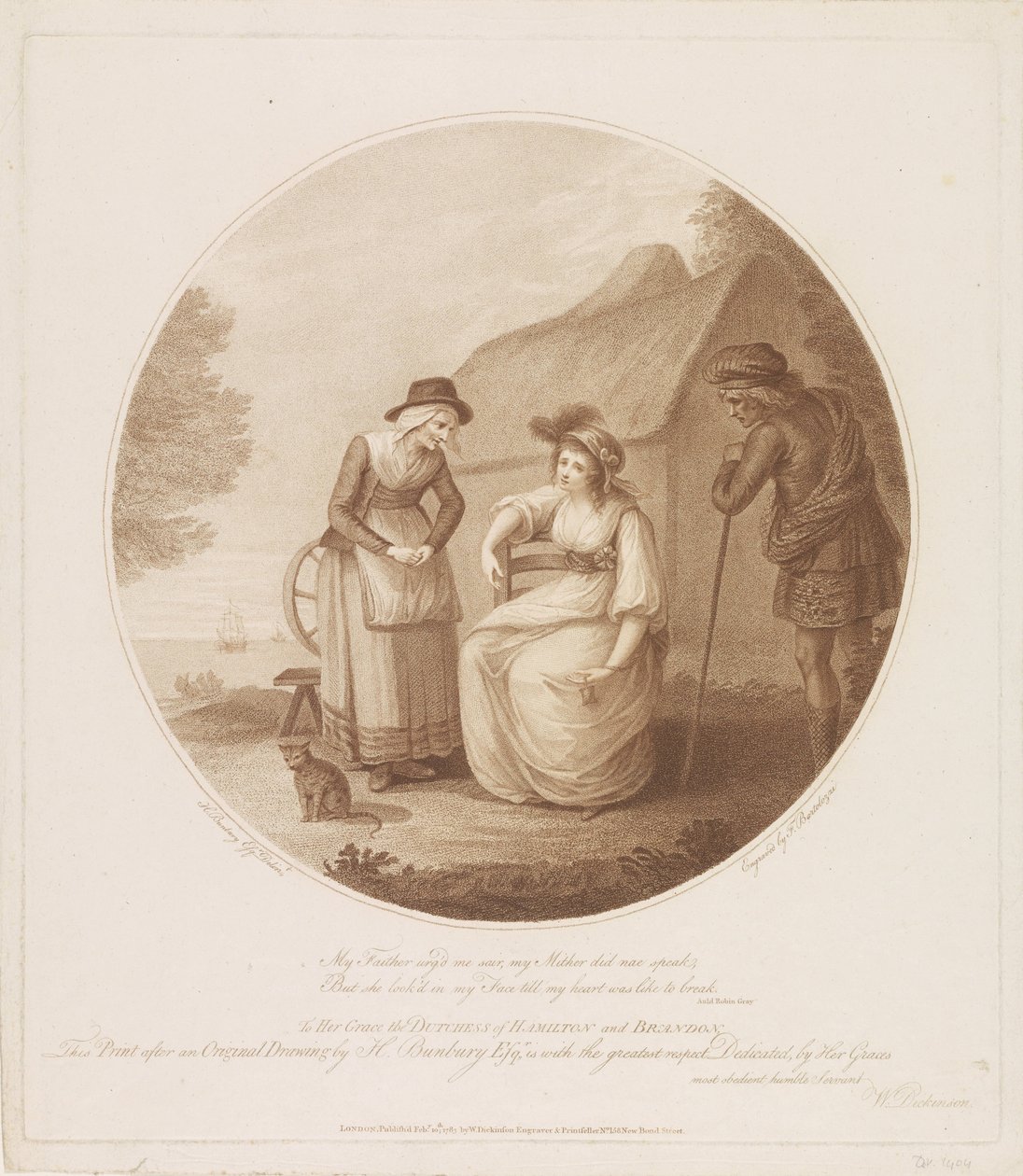 Auld Robin Gray af Francesco Bartolozzi