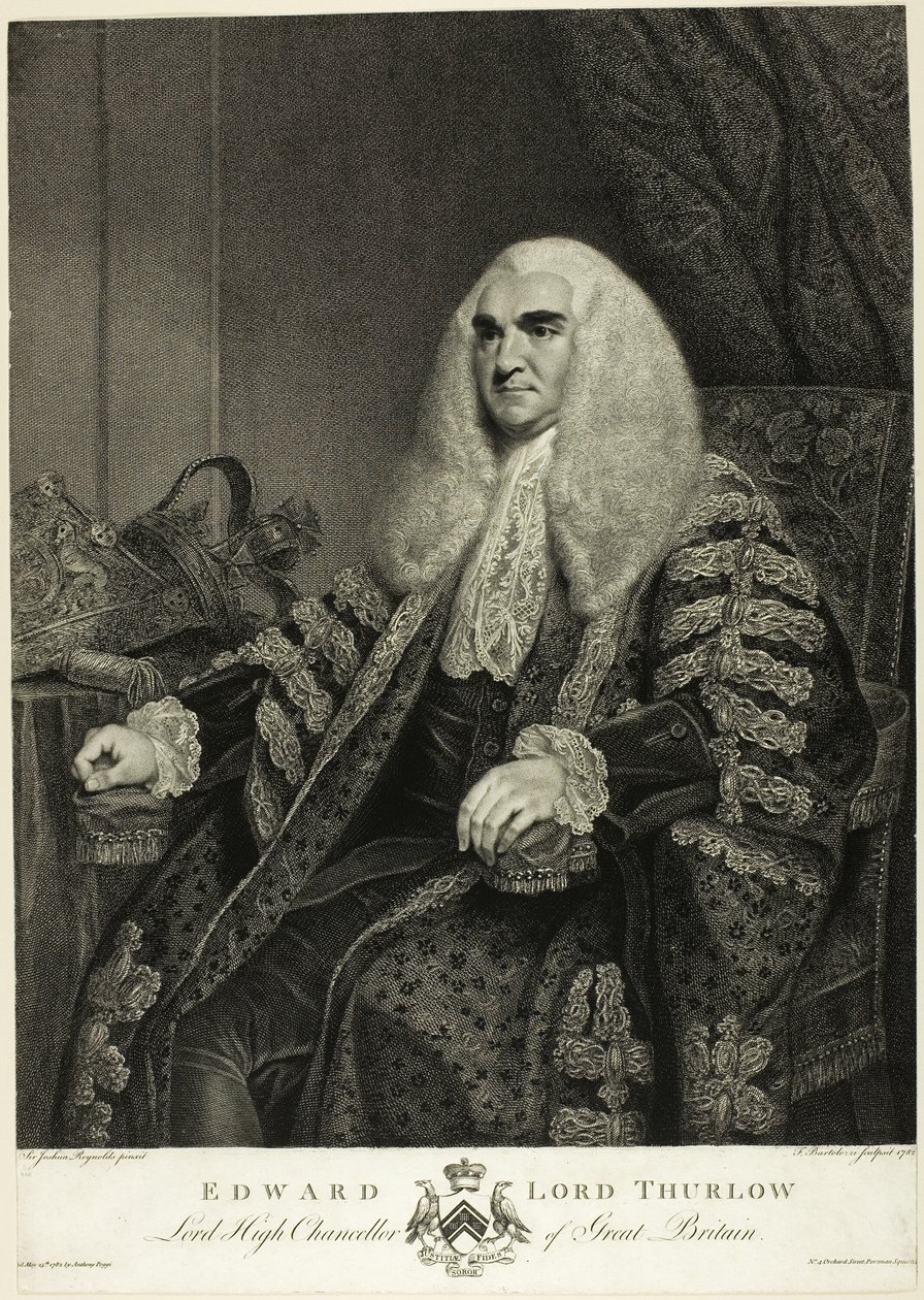 Edward, Lord Thurlow af Francesco Bartolozzi
