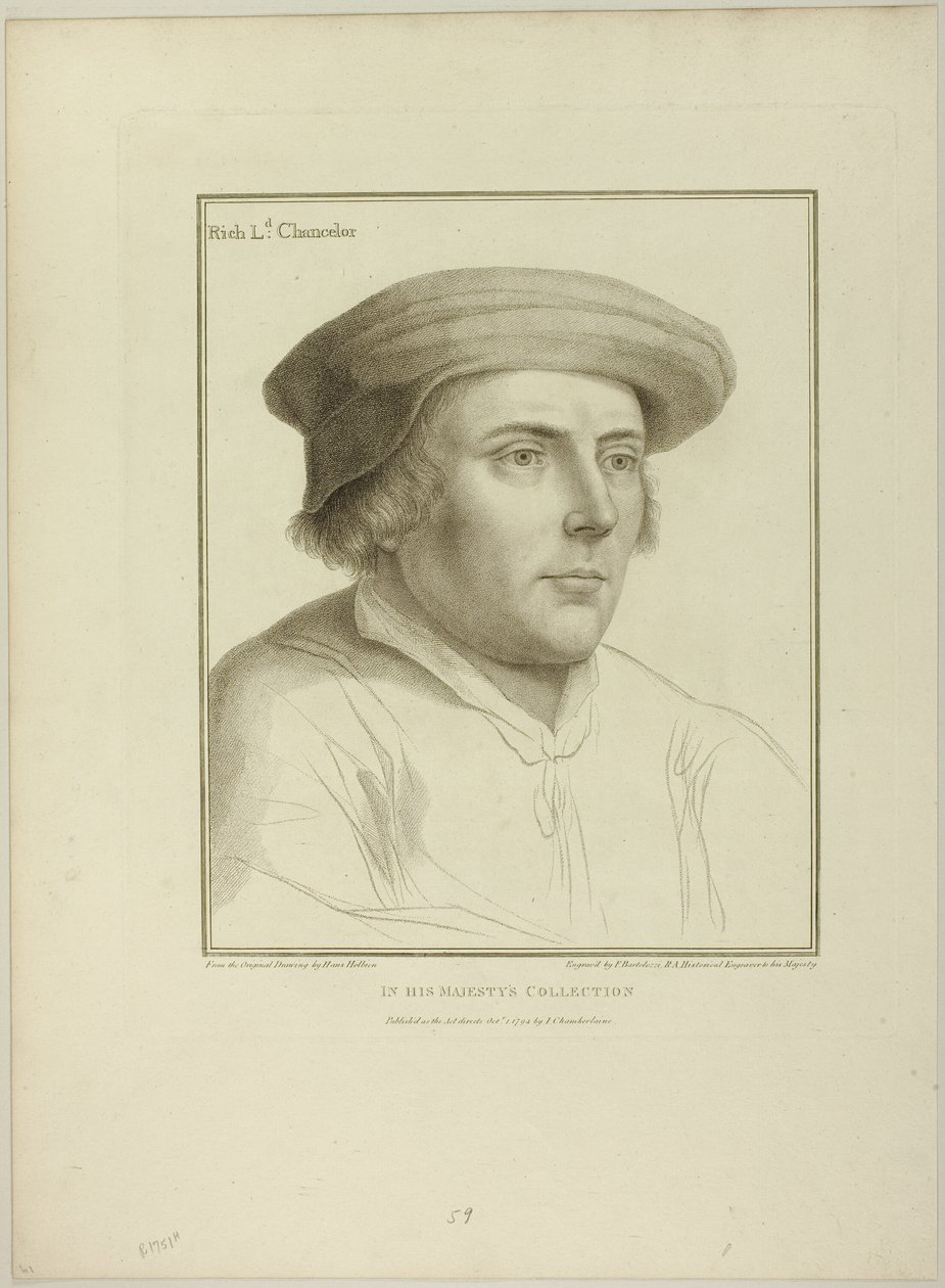 Lord Rich af Francesco Bartolozzi