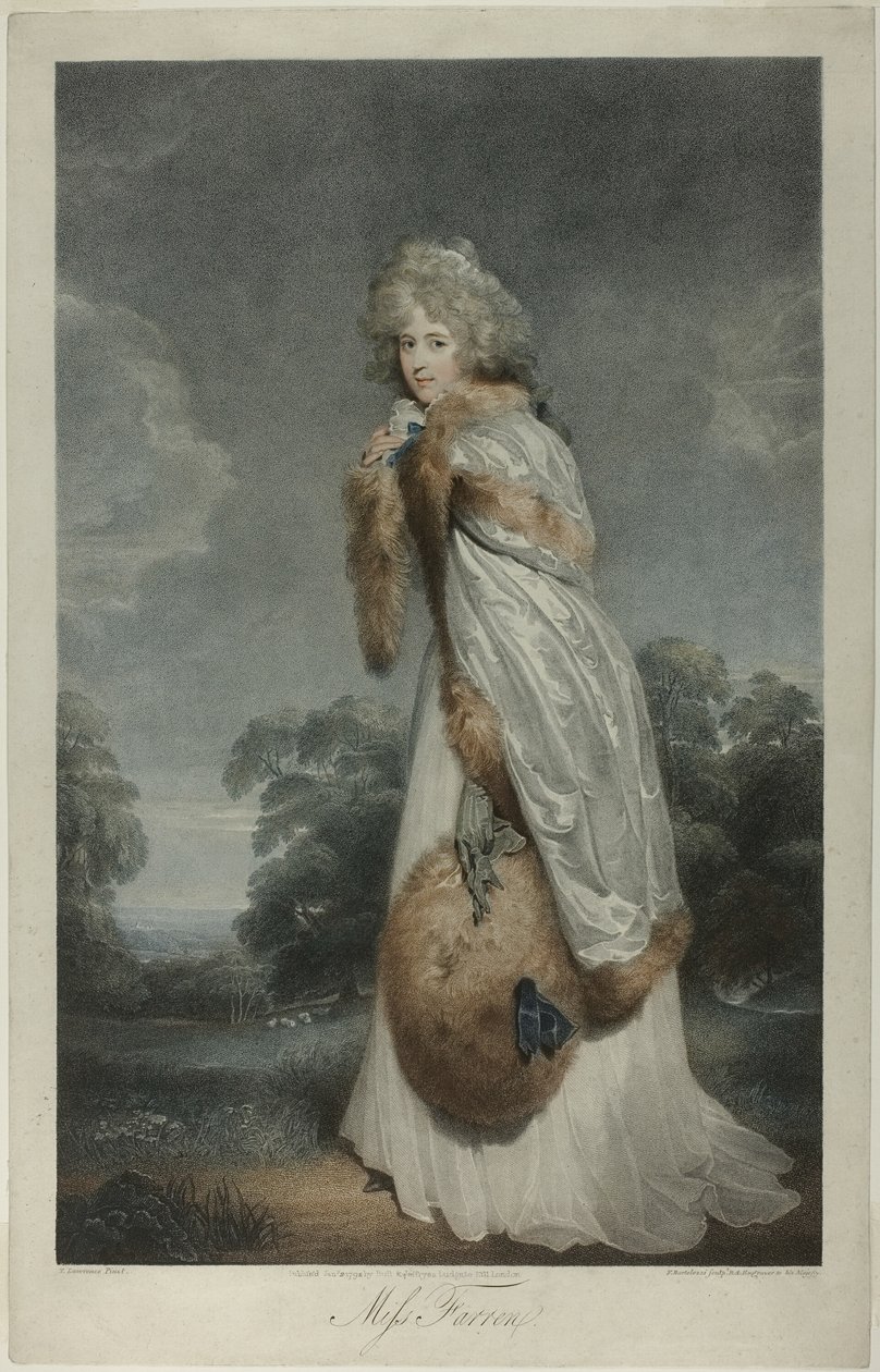 Frøken Farren af Francesco Bartolozzi