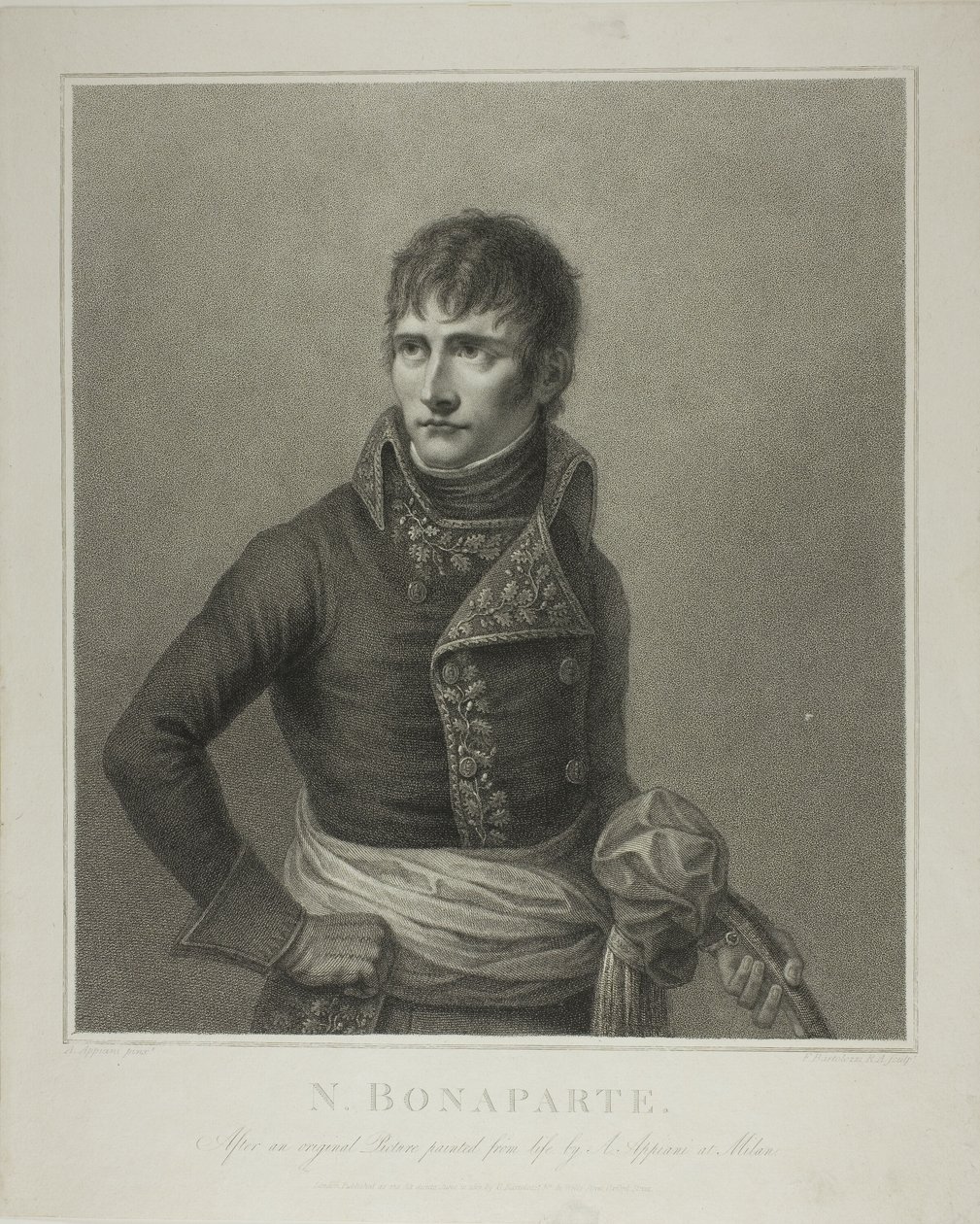 Napoleon Bonaparte, førsteråd af Francesco Bartolozzi