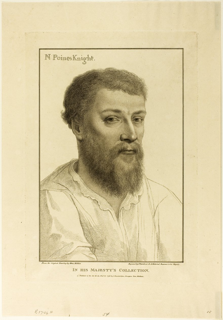 Sir Nicholas Poines af Francesco Bartolozzi