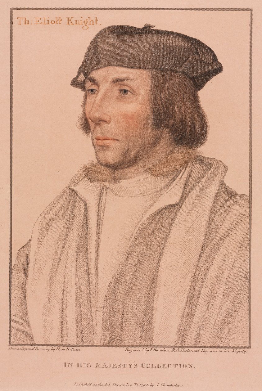 Sir Thomas Elyot, 1794. af Francesco Bartolozzi