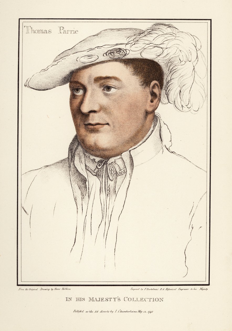 Sir Thomas Parry (1515-1560) af Francesco Bartolozzi