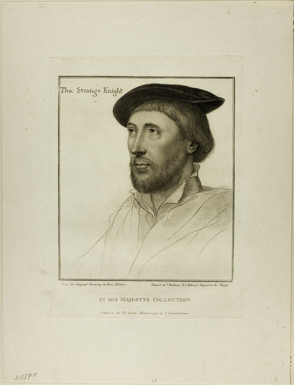 Sir Thomas Strange af Francesco Bartolozzi