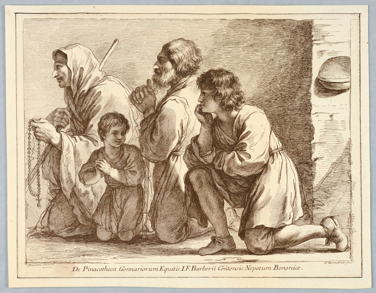 Familien Cornaro af Francesco Bartolozzi
