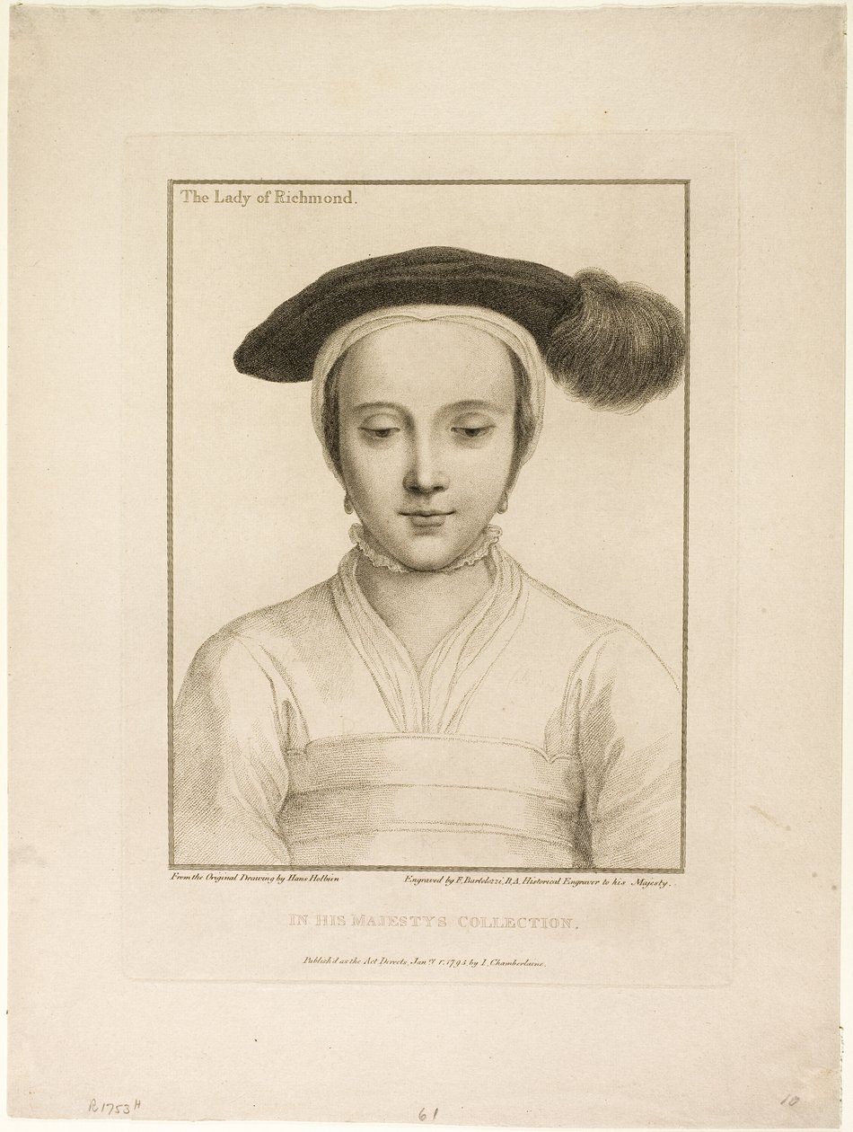 Lady of Richmond af Francesco Bartolozzi