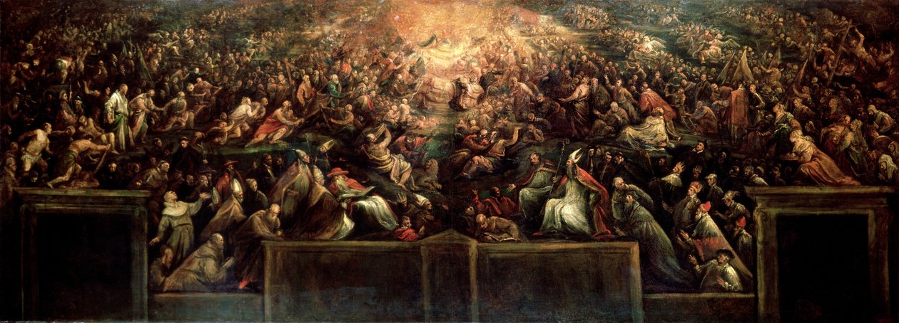 Paradiset, c1582-c1585. af Francesco Bassano the Younger