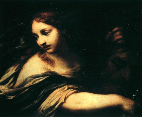 Judith og Holofernes (olie på lærred) af Francesco Botti