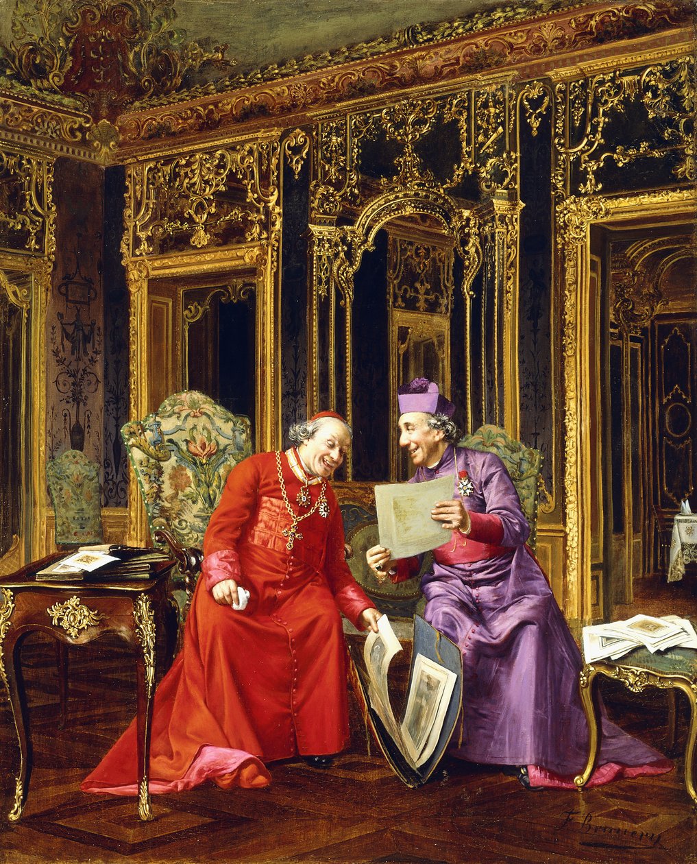 Tryksamlerne, af Francesco Brunery