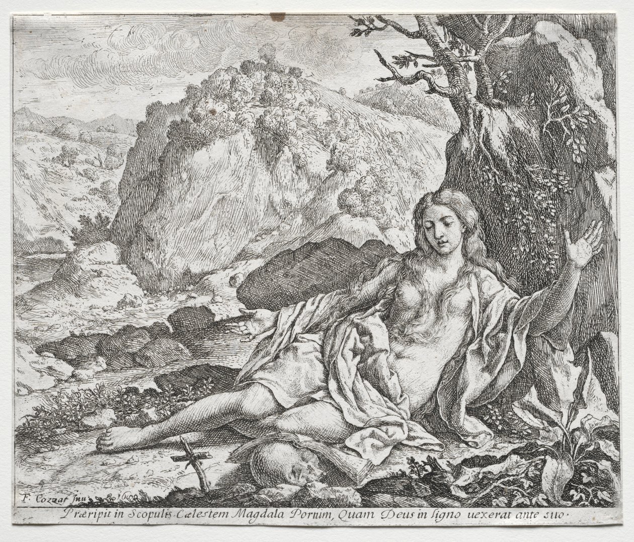 Den angrende Magdalen, 1650. af Francesco Cozza