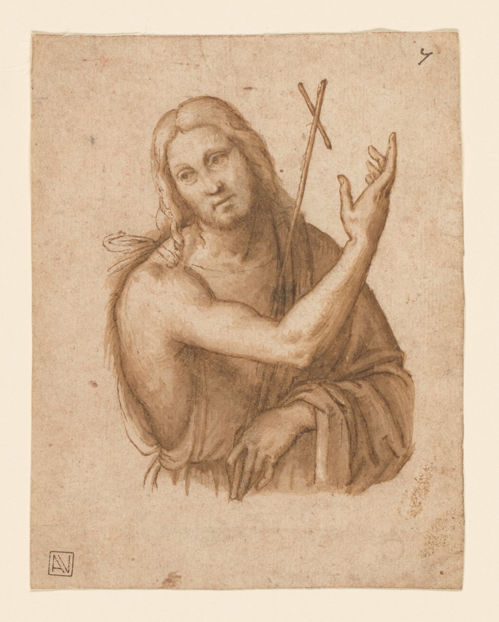 Sankt Johannes Døberen af Francesco Francia