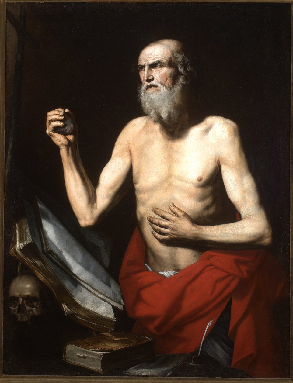 Sankt Hieronymus den angrende, ca. 1600 (maleri) af Francesco Glielmo