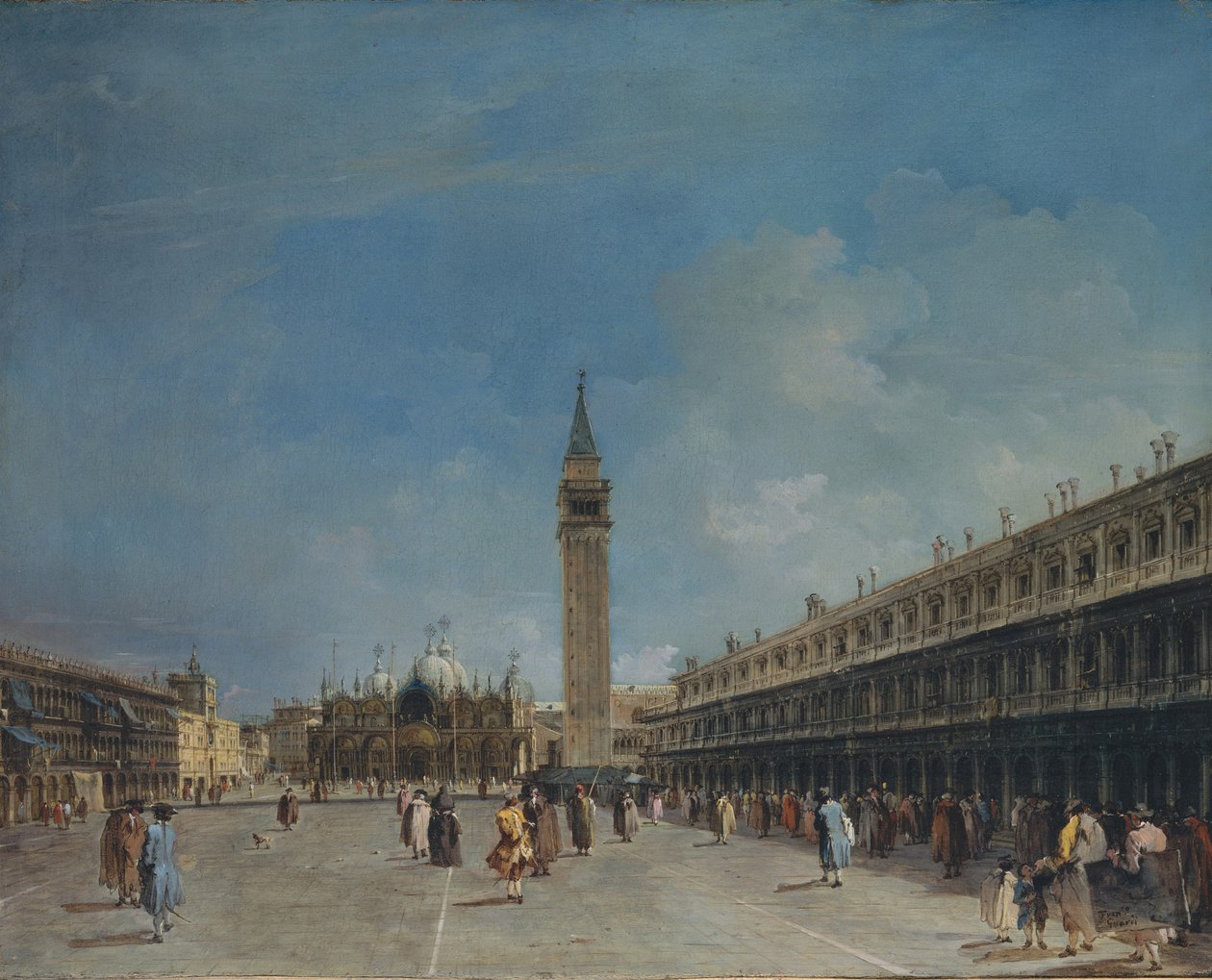 Piazza San Marco, 1760 af Francesco Guardi