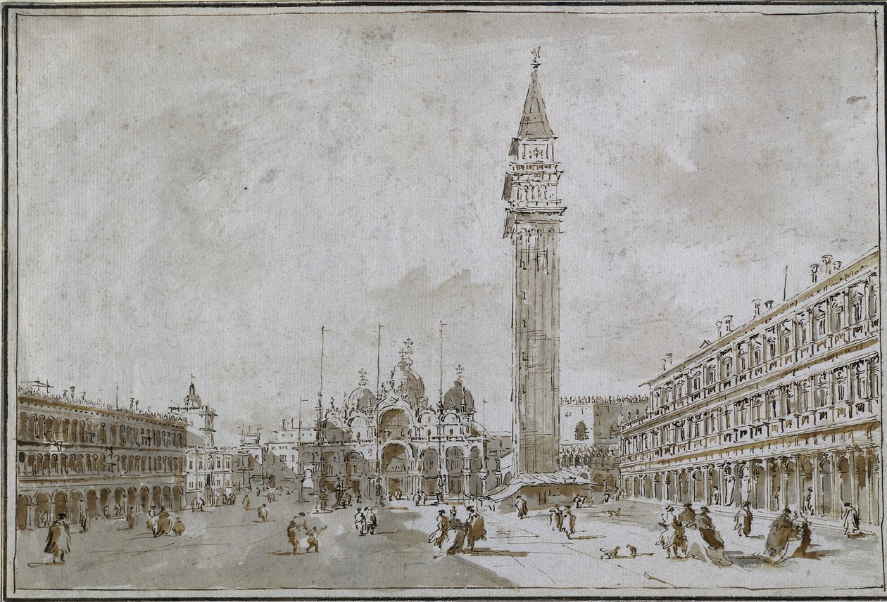 Piazza San Marco, Venedig, 1780
