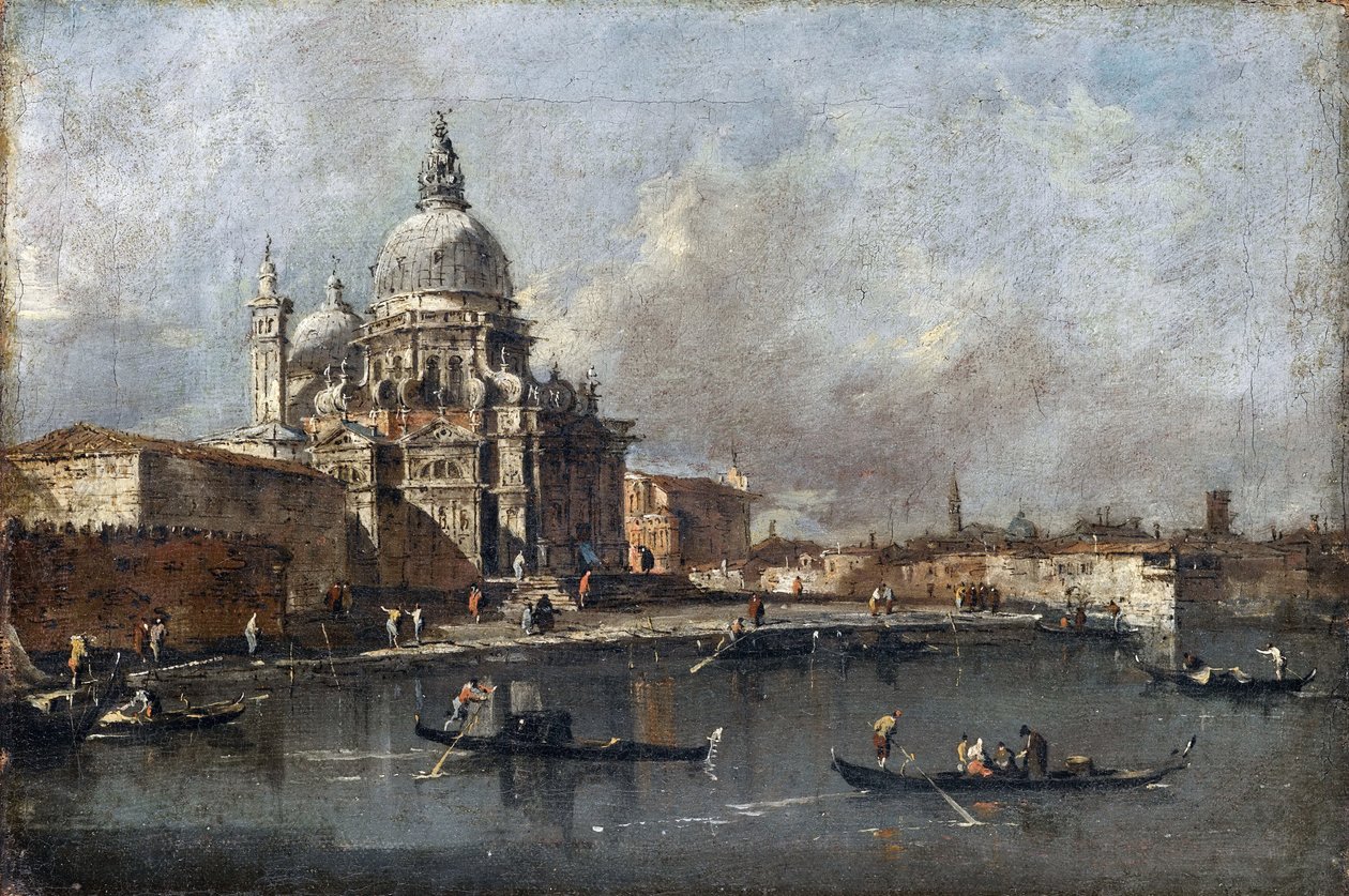 Santa Maria della Salute, Venice, c.1780dani af Francesco Guardi