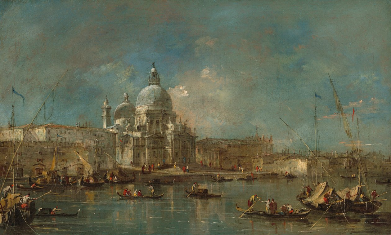 Santa Maria della Salute, ca. 1770. af Francesco Guardi