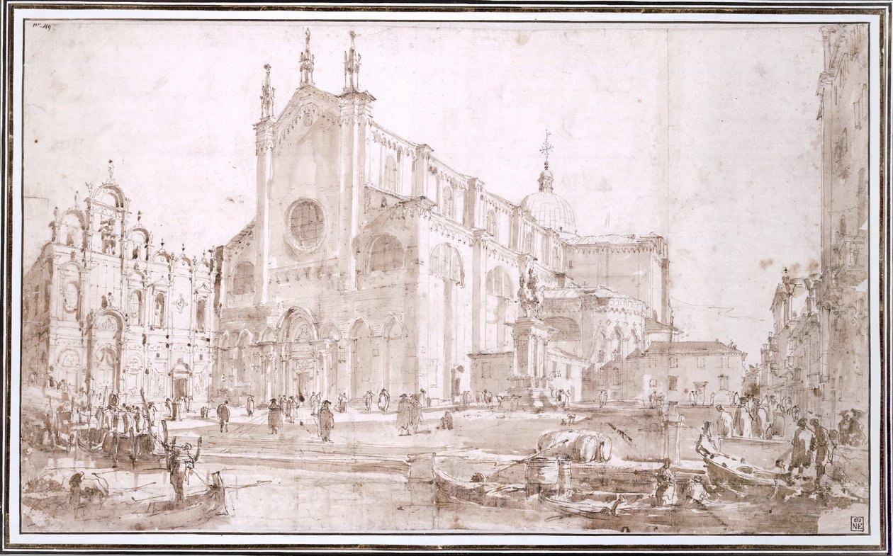 De hellige Johannes og Paulus af Francesco Guardi