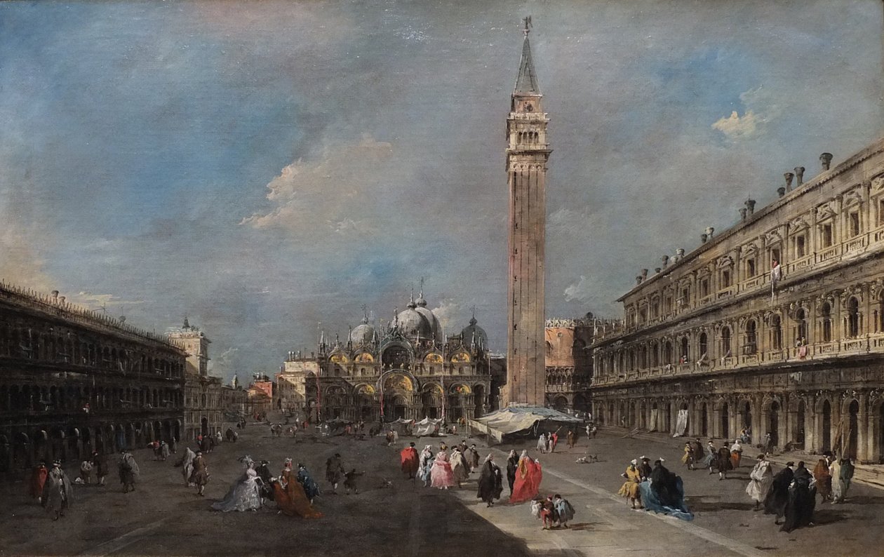 Markuspladsen, Venedig af Francesco Guardi