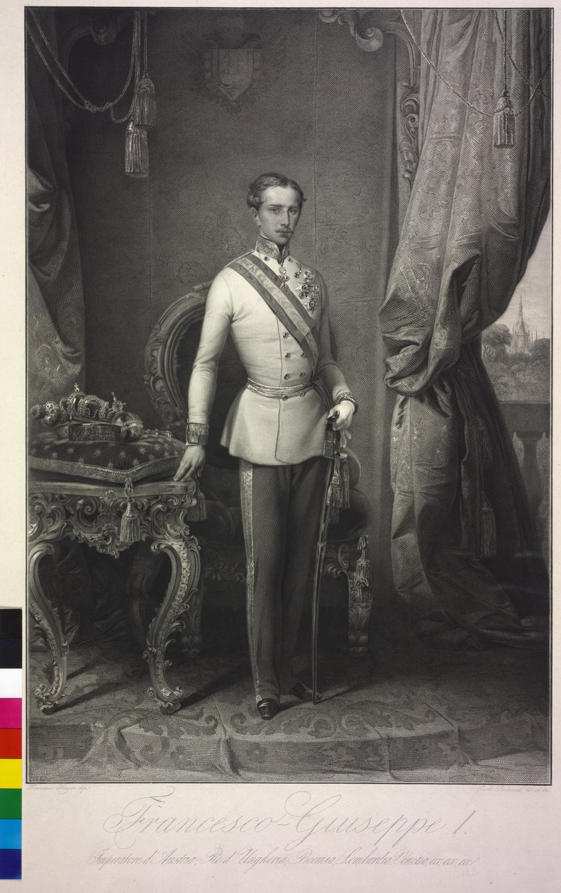 Kejser af Østrig Franz Joseph I af Francesco Hayez