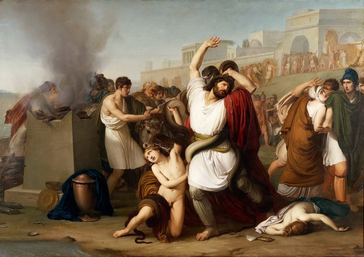 Laocoon, 1812. af Francesco Hayez