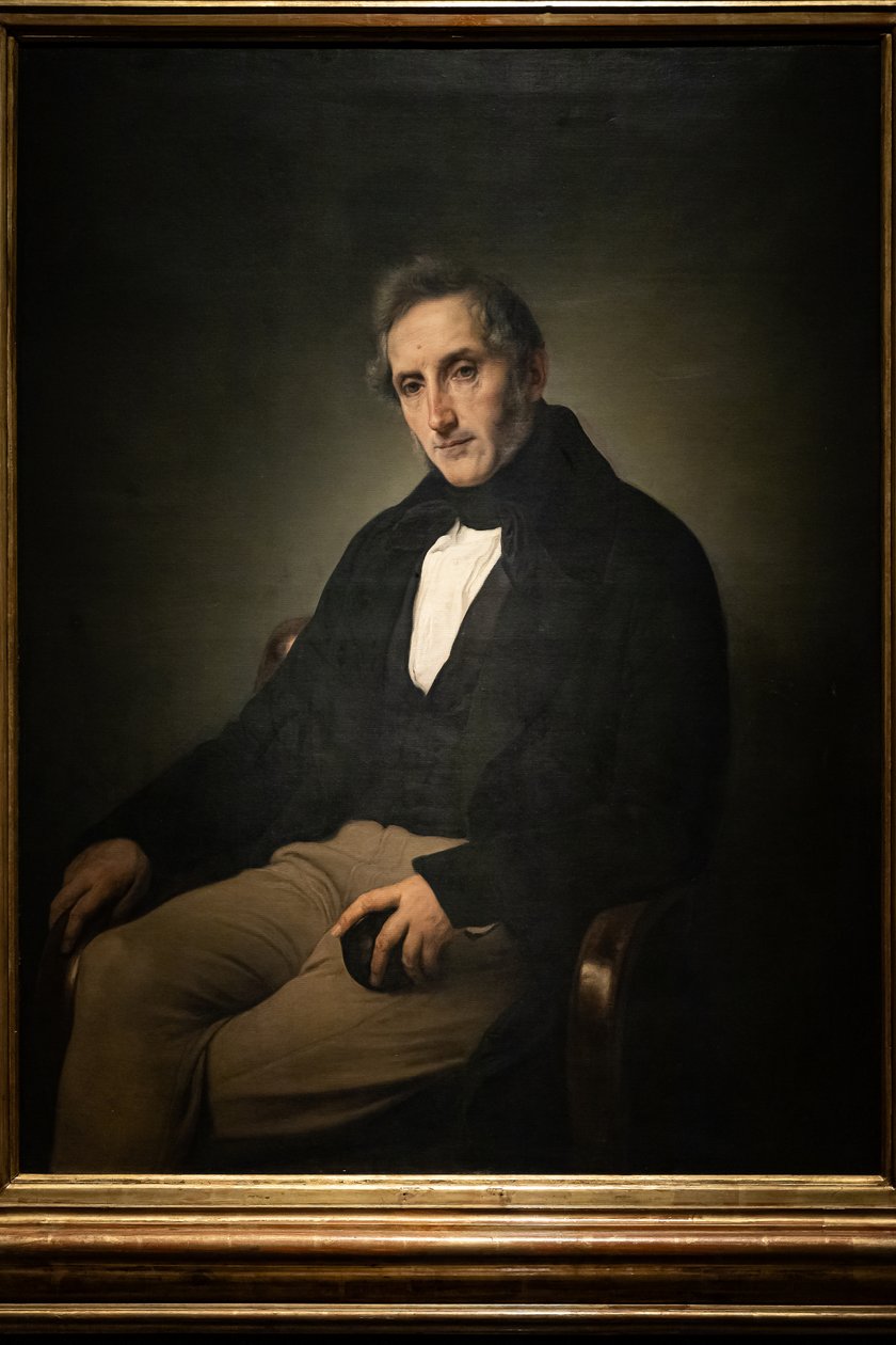 Portræt af Alessandro Manzoni af Francesco Hayez