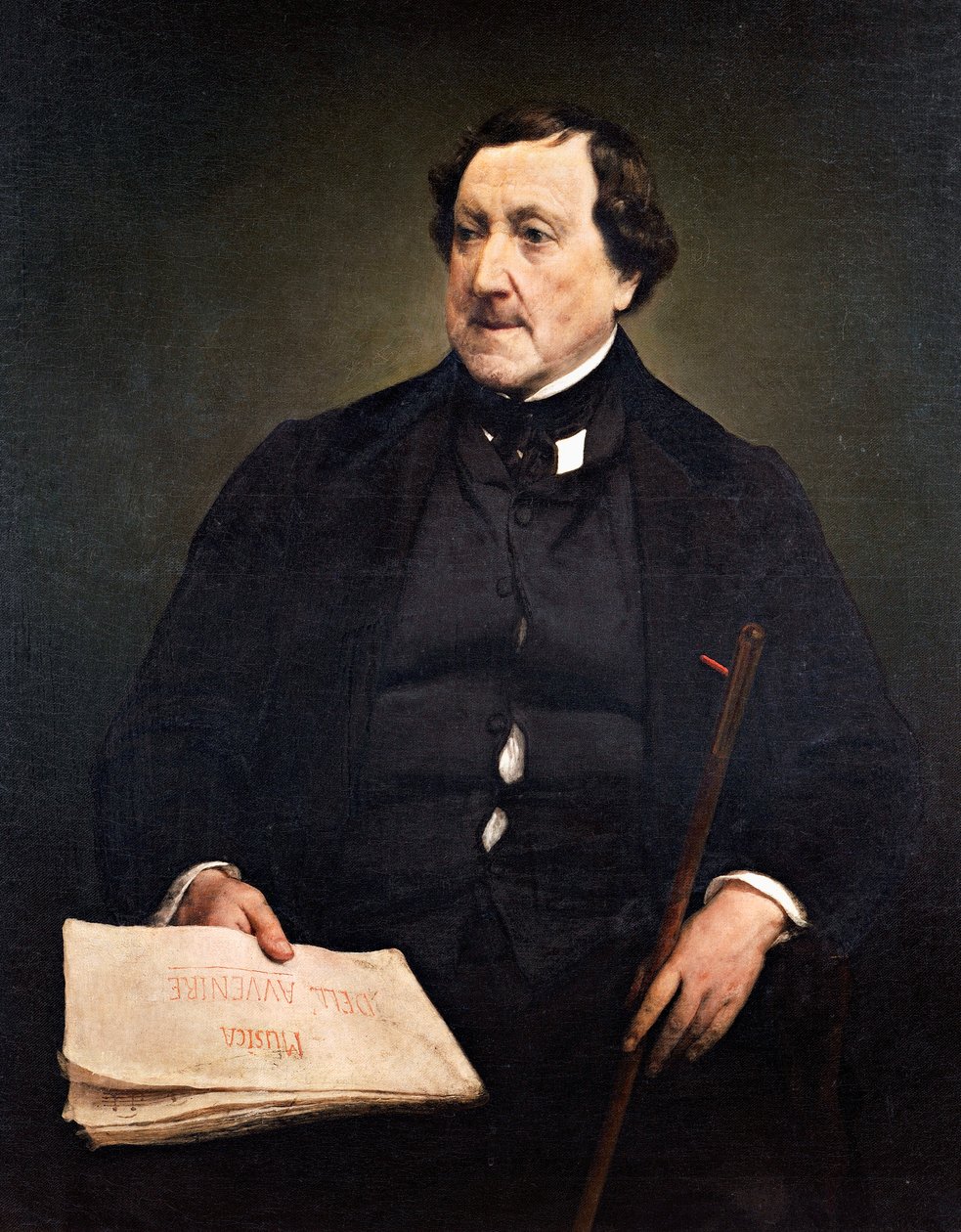 Portræt af Gioachino Rossini (Pesaro af Francesco Hayez