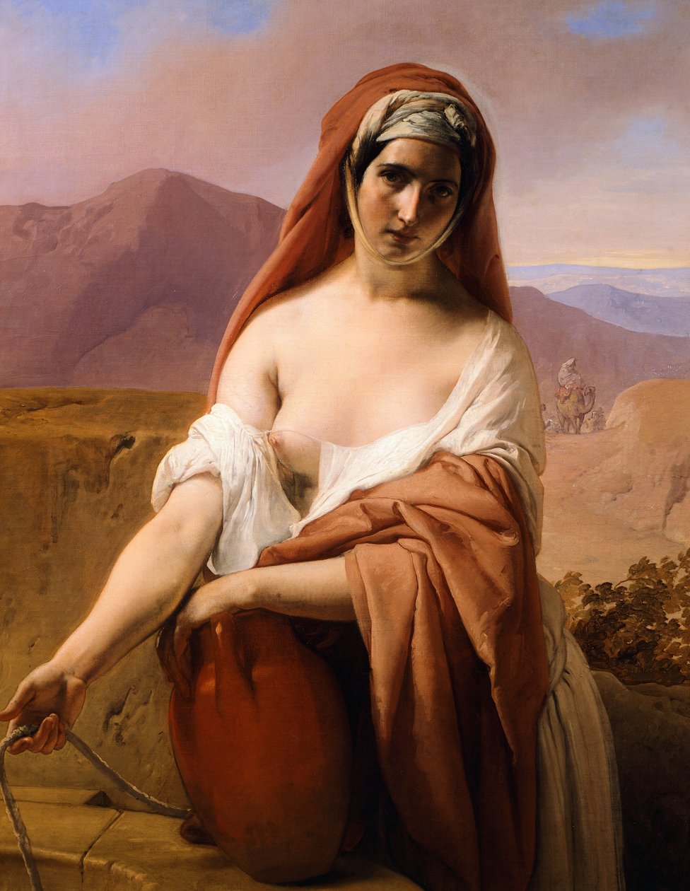 Rebecca ved brønden, af Francesco Hayez af Francesco Hayez