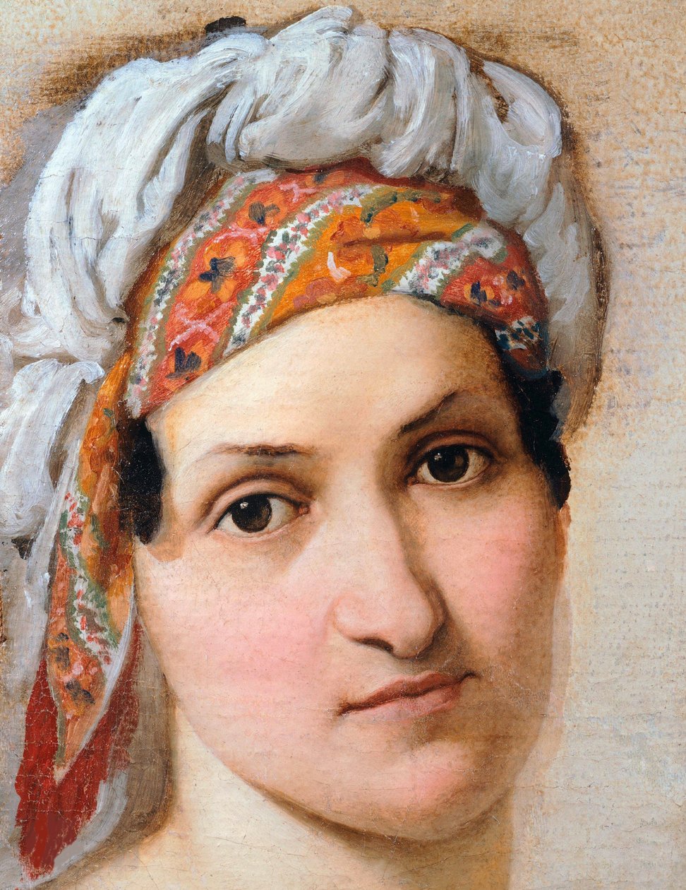 Portræt af hans kone Vincenza Scaccia, 1816. af Francesco Hayez