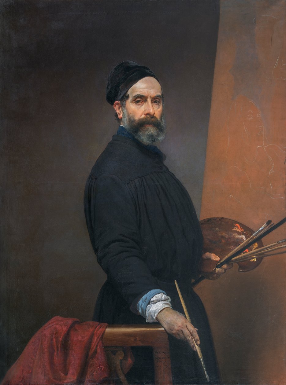 Selvportræt i en alder af syvogtyve af Francesco Hayez