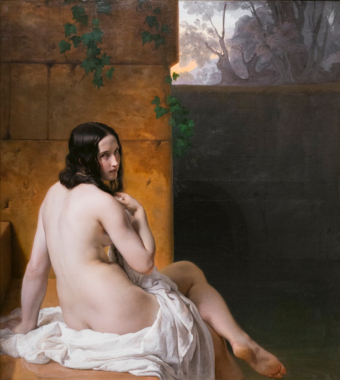 Susanna i sit bad af Francesco Hayez