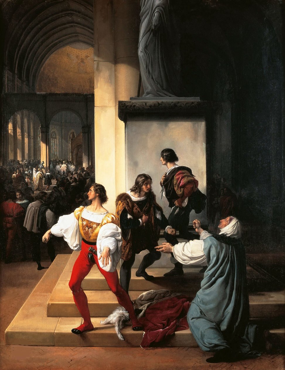 Lampugnani-sammensværgelsen, 1826. af Francesco Hayez