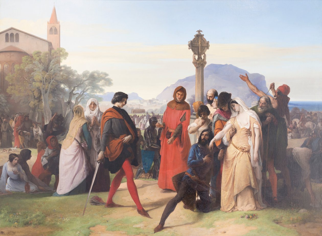 De sicilianske vesper af Francesco Hayez