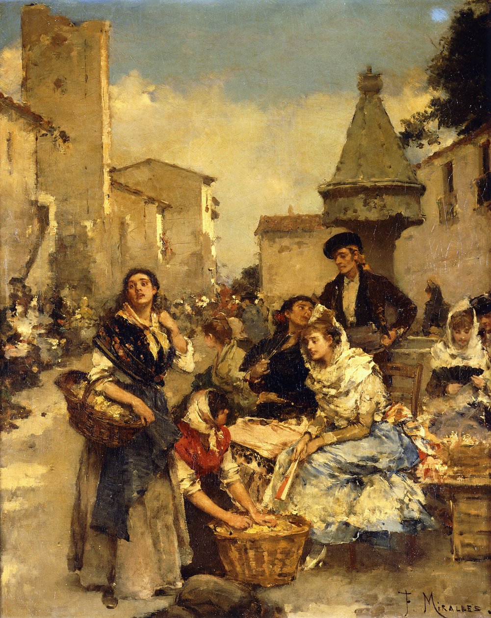 På markedet, af Francesco Miralles Galaup