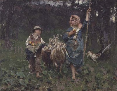 Små Hyrder af Francesco Paolo Michetti