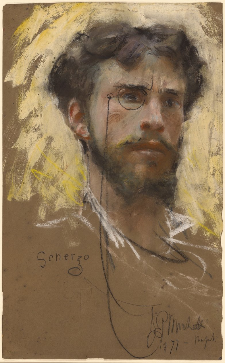 Selvportræt af Francesco Paolo Michetti