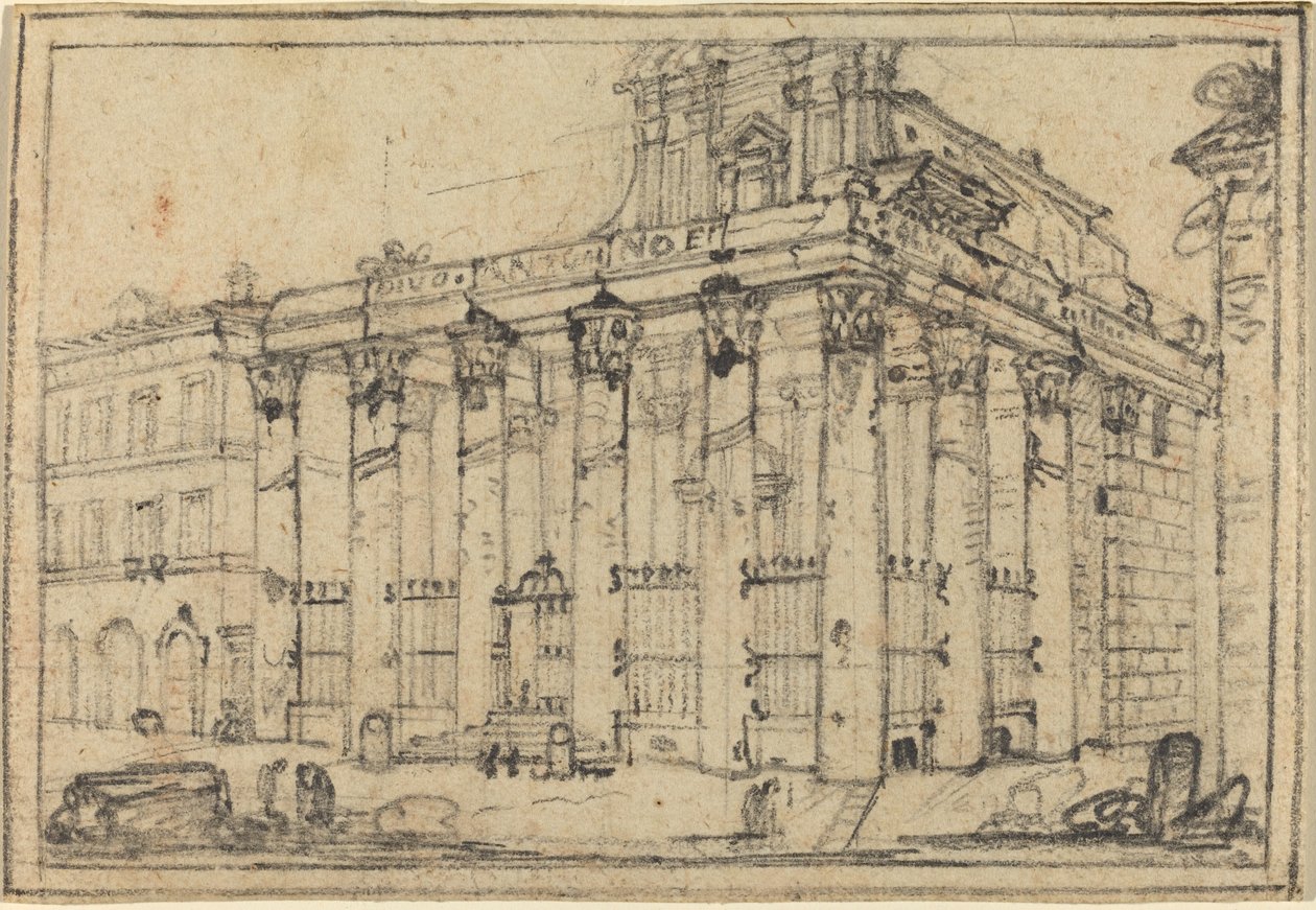 Antoninus og Faustinas tempel af Francesco Piranesi