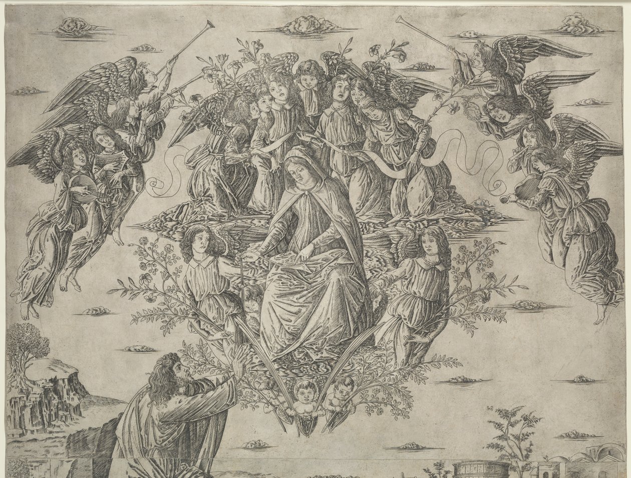 Jomfruens antagelse af Francesco Rosselli