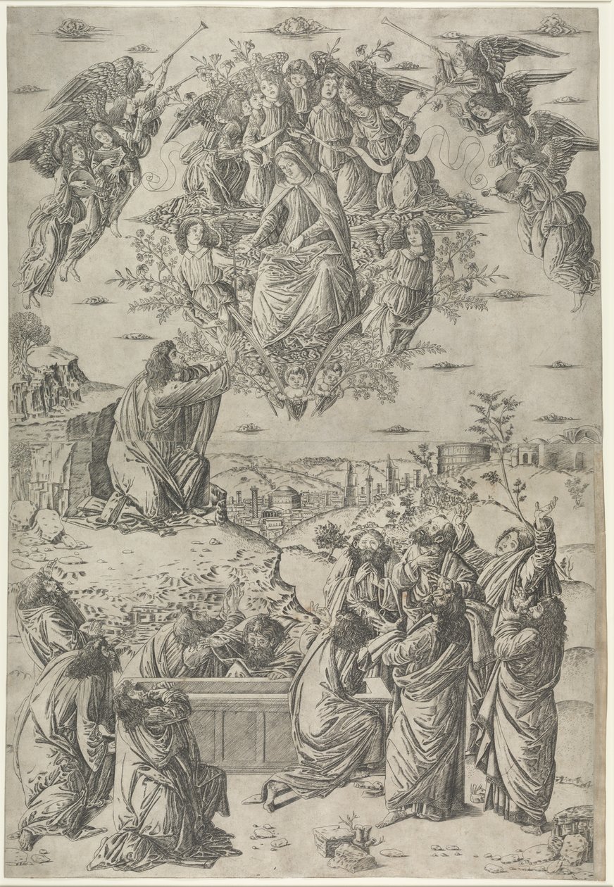 Jomfruens antagelse af Francesco Rosselli