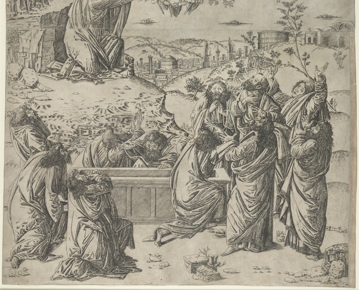 Jomfruens antagelse, ca. 1495. af Francesco Rosselli