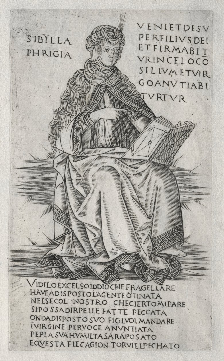 Sibyllerne: Den frygiske sibylle af Francesco Rosselli