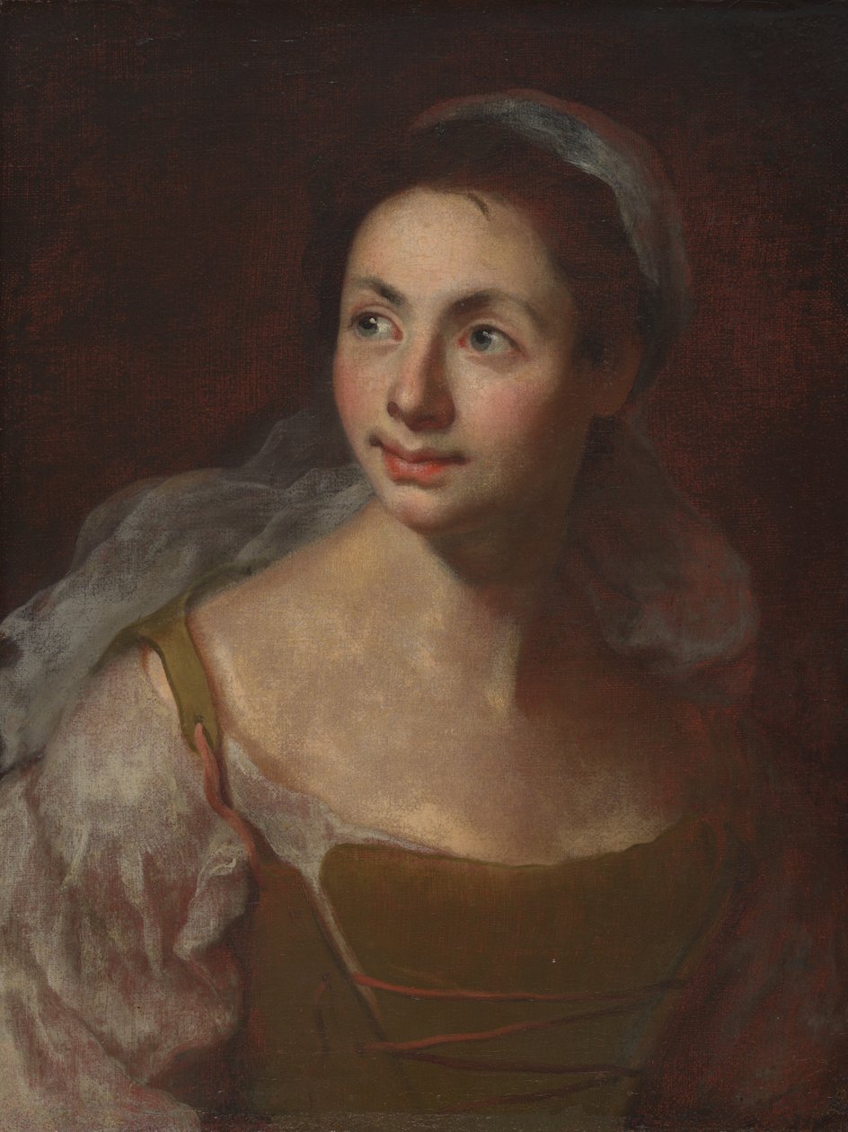 Portræt af en pige af Francesco Solimena