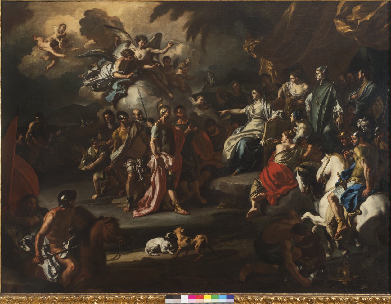 Profetinden Deborah, 1720-25 af Francesco Solimena