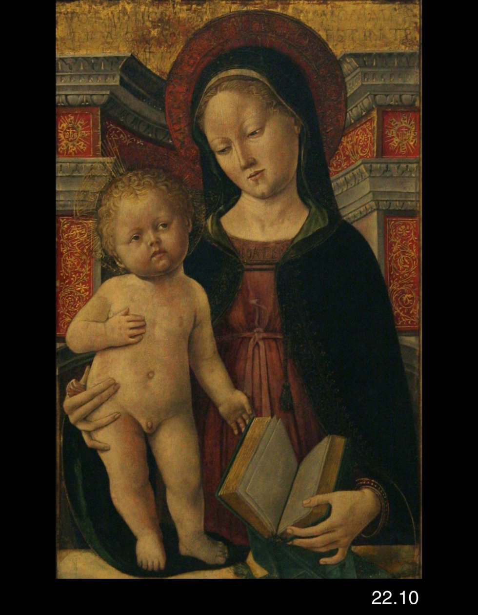 Madonna og barn af Francesco dai Libri