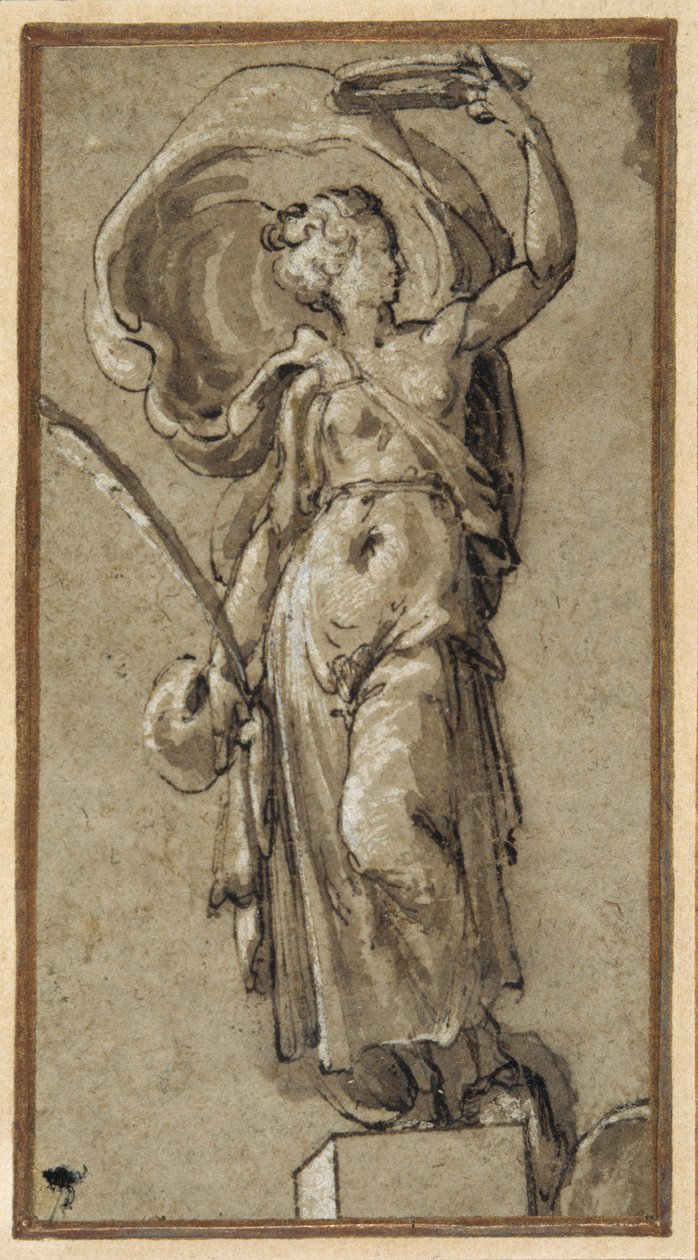 Fortune holder en håndflade af Francesco de Rossi Salviati