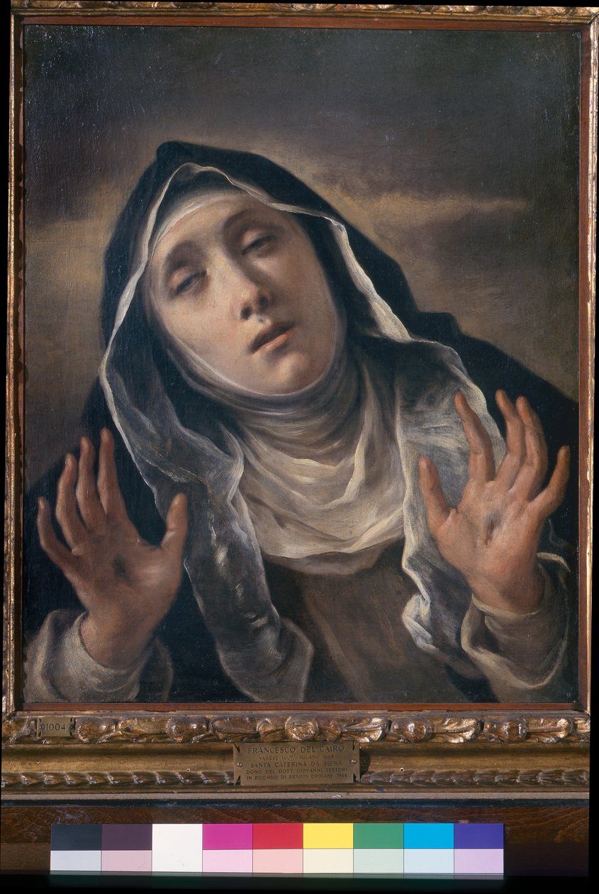 St. Catherine af Siena af Francesco del Cairo