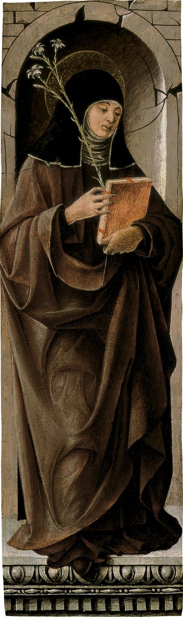 Sankt Clare af Francesco del Cossa