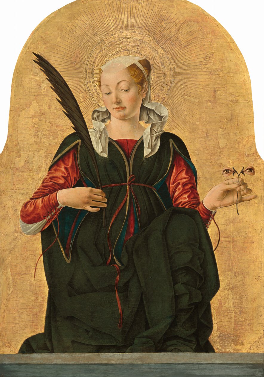 Saint Lucy, ca. 14731474. af Francesco del Cossa